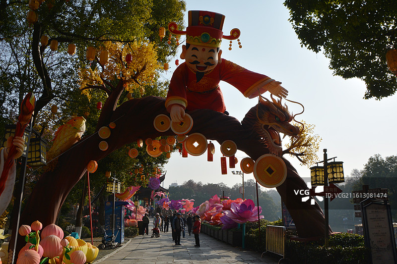 南京白鹭洲公园图片素材