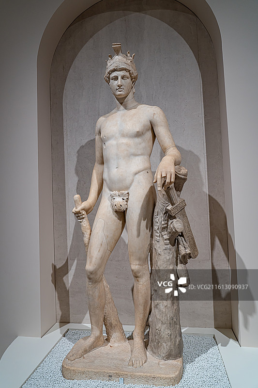 罗马神话展品  阿瑞斯雕像图片素材