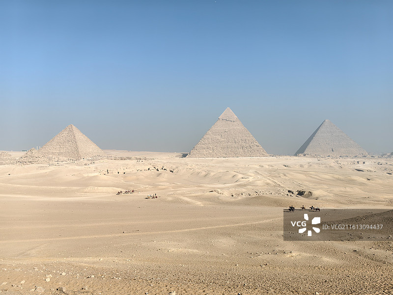 埃及开罗吉萨金字塔狮身人面像图片素材