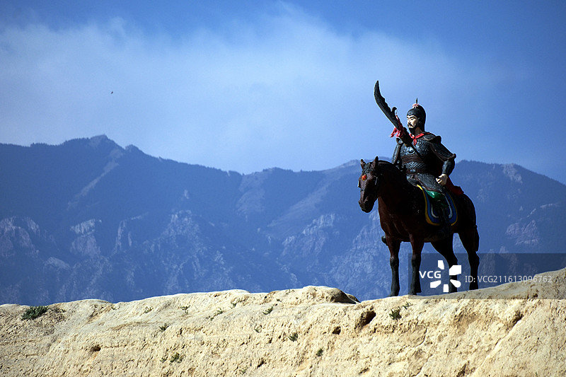 宁夏银川镇北堡西部影视城古建造型图片素材