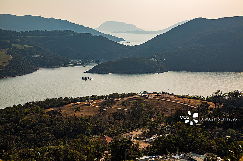 香港清水湾郊野公园龙虾湾郊游径山海风景图片素材