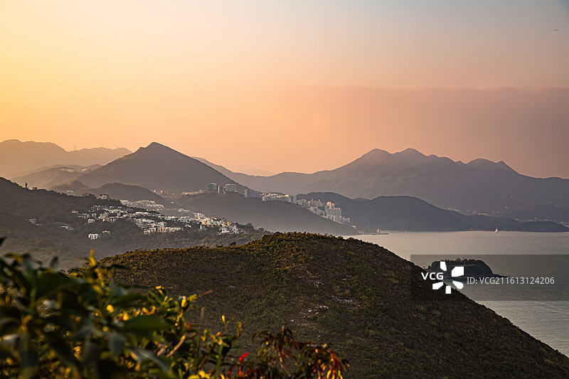 香港清水湾郊野公园龙虾湾郊游径山海风景图片素材
