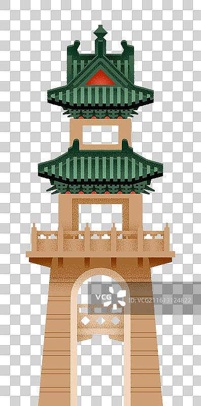 南京近代建筑励士钟塔图片素材