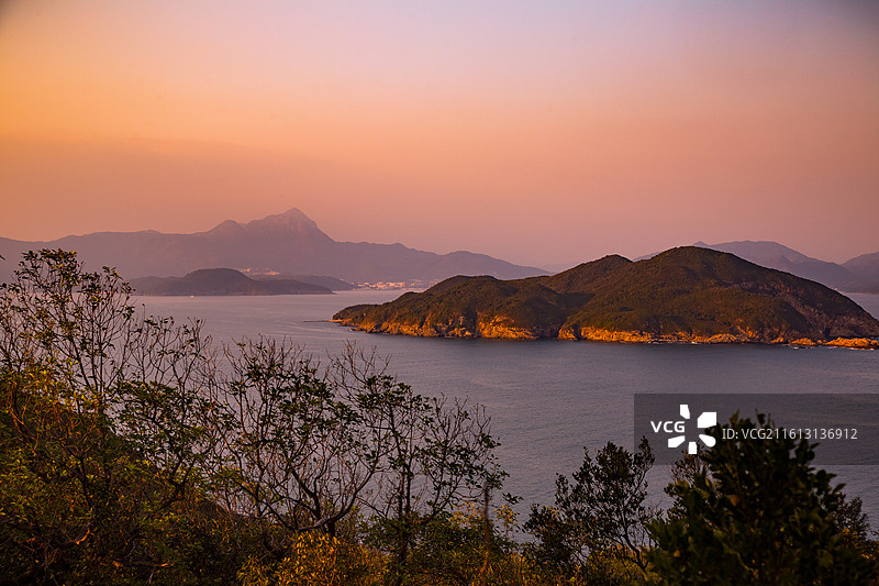 香港清水湾郊野公园龙虾湾郊游径山海风景图片素材