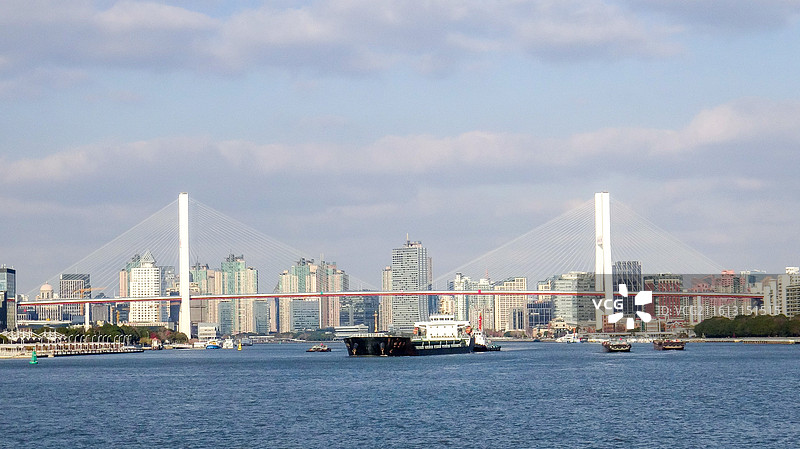 上海南浦大桥美景图片素材