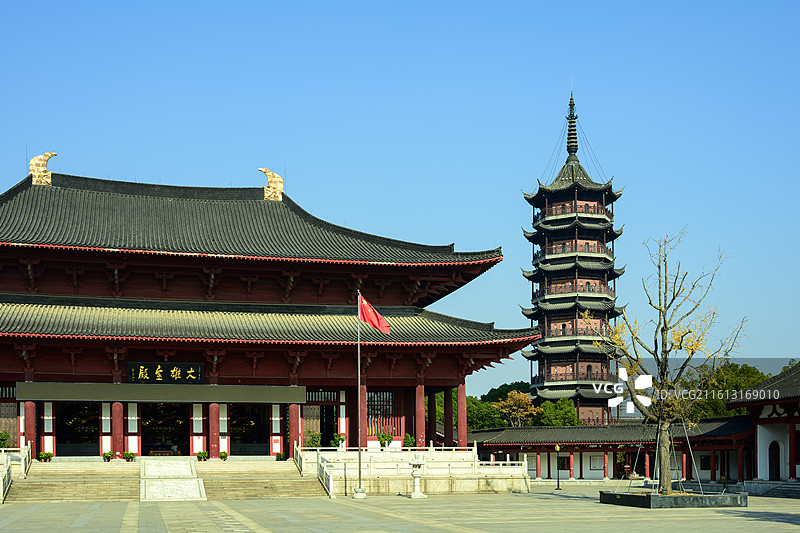 泰兴庆云寺图片素材