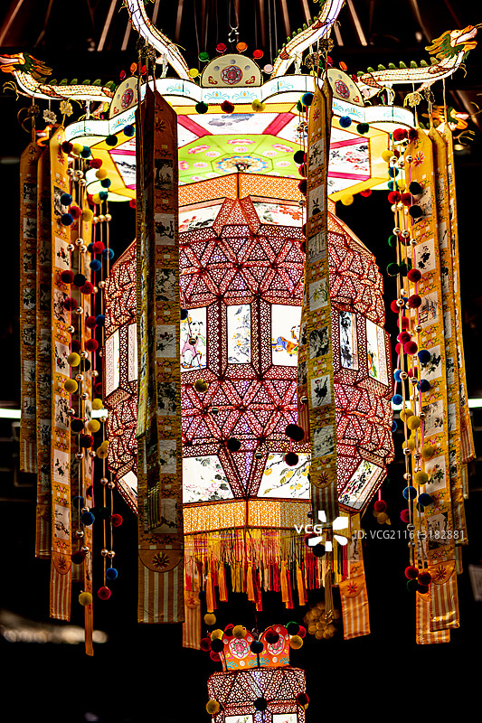 2026年第40届秦淮灯会白鹭洲公园主会场图片素材