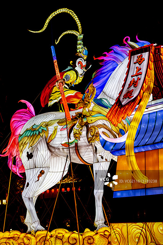 2026年第40届秦淮灯会白鹭洲公园主会场图片素材