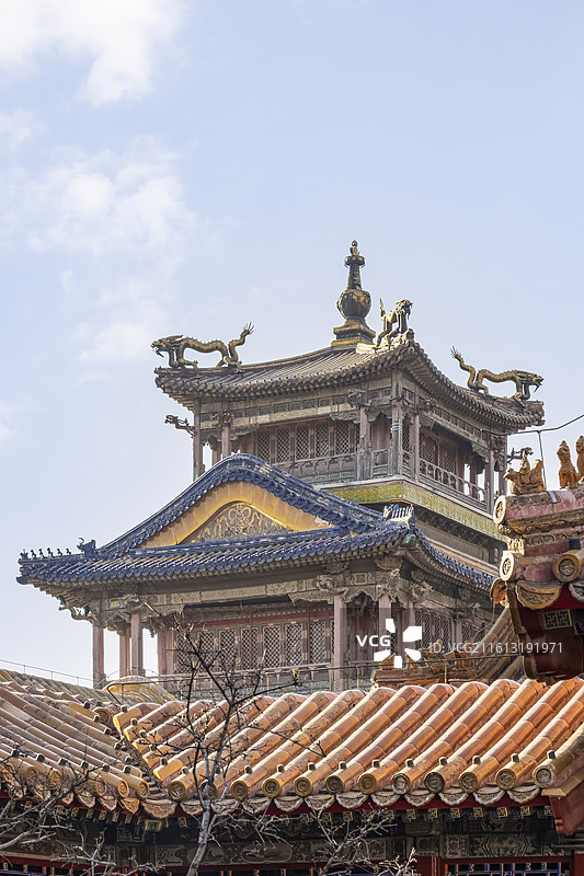北京故宫雨花阁图片素材
