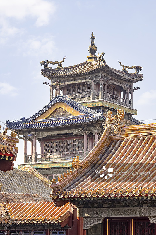 北京故宫雨花阁图片素材