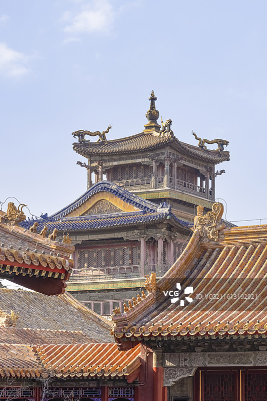 北京故宫雨花阁图片素材
