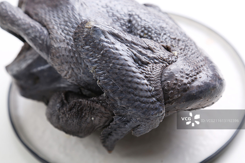 新鲜乌骨鸡图片素材