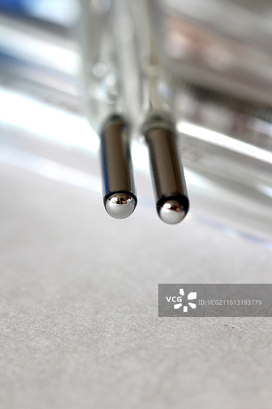 医用水银体温计图片素材