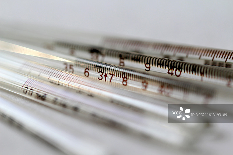 医用水银体温计图片素材