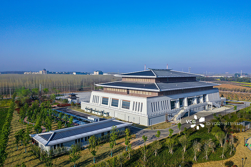 即将竣工的湖北省沙洋博物馆图片素材