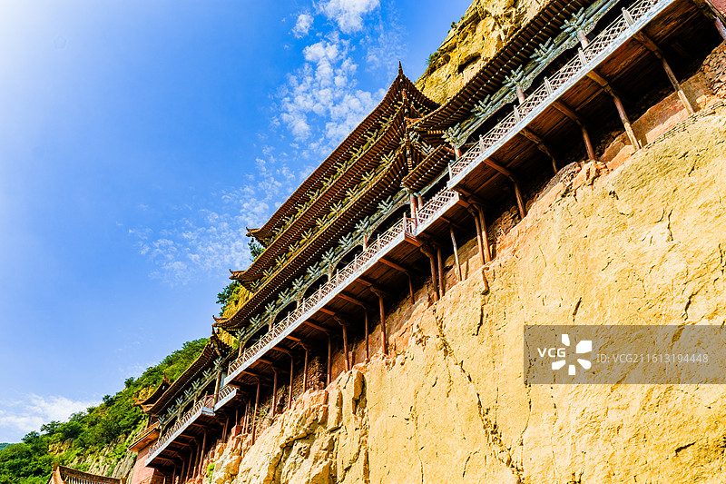 山西 大同 广灵县 圣泉寺图片素材