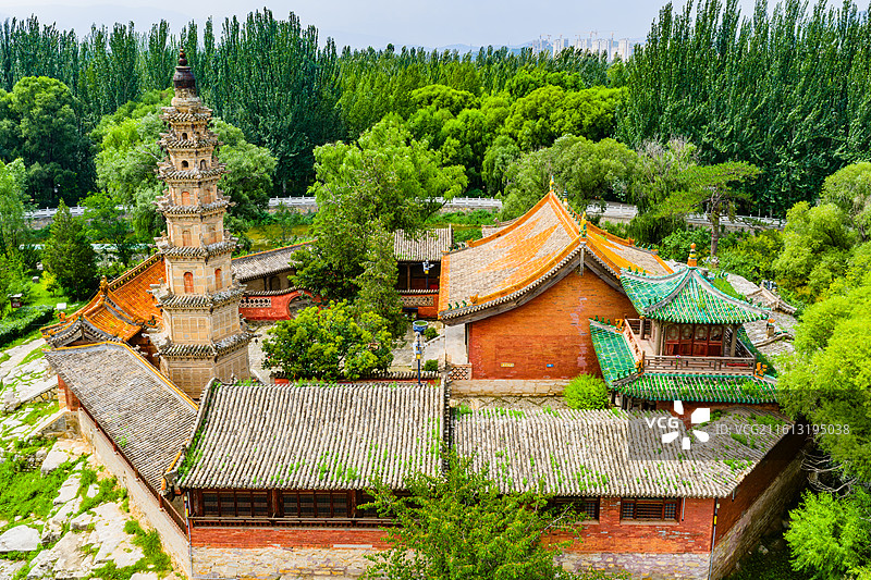水神堂 山西 大同 广灵县 壶泉镇图片素材