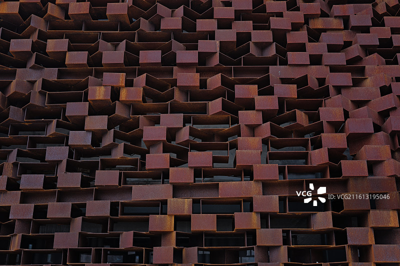 艺术铁砖墙面图片素材
