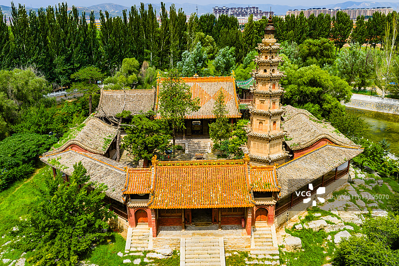 水神堂 山西 大同 广灵县 壶泉镇图片素材