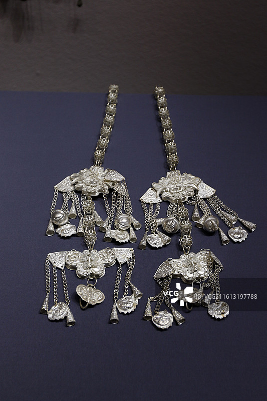 贵州省博物馆 银饰图片素材