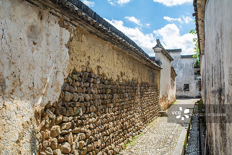 龙门古镇 杭州 富阳区 富阳景点 孙权故里 江南古村落 村庄 山村 小巷 巷子 古巷 破旧老巷 怀旧图片素材