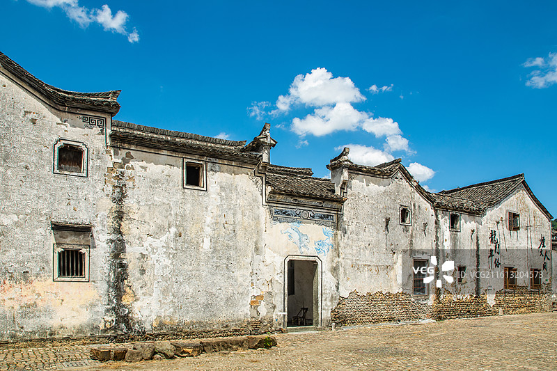 龙门古镇 杭州 富阳区 富阳景点 孙权故里 江南古村落 古宅老宅 古建筑 老建筑 古屋 古代大宅图片素材
