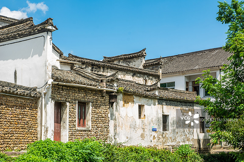 龙门古镇 杭州 富阳区 富阳景点 孙权故里 江南古村落 古宅老宅 古建筑 老建筑 山村 农村 旧民房图片素材