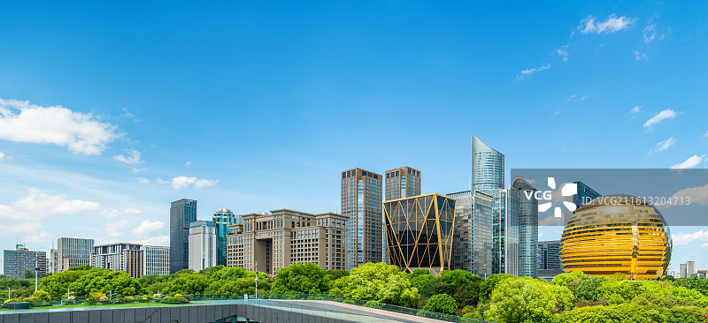 钱江新城 商务区 商业建筑 城市阳台 杭州 标志性建筑 城市建筑 地标 高楼大厦 摩天大楼 写字楼图片素材
