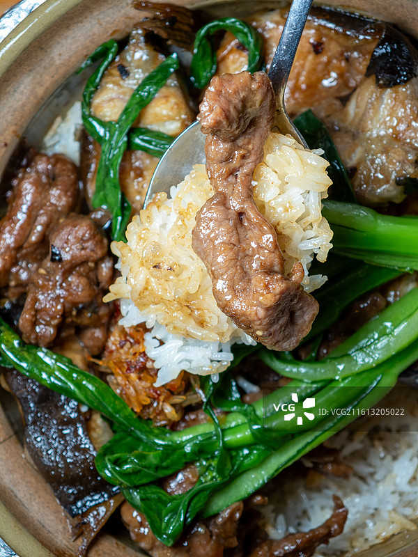 广东传统煲仔饭图片素材