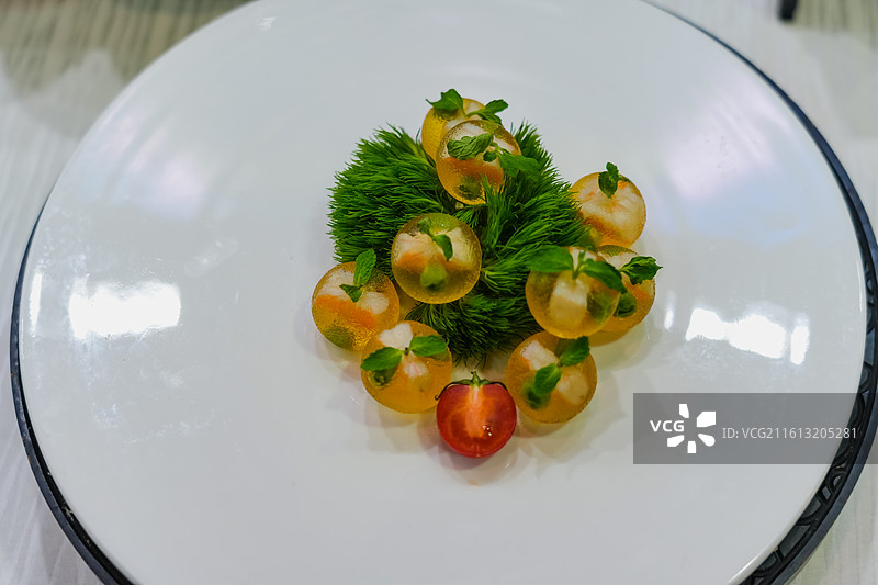 水晶虾球  山东枣庄运河风情宴的菜品图片素材