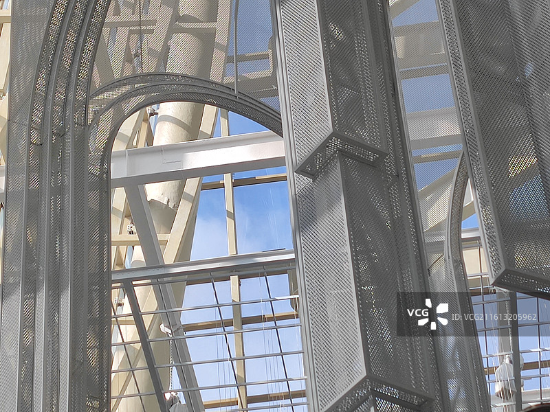 建筑结构仰天俯视图图片素材