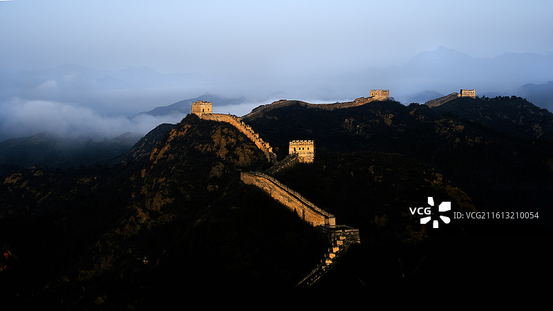 长城曙光图片素材