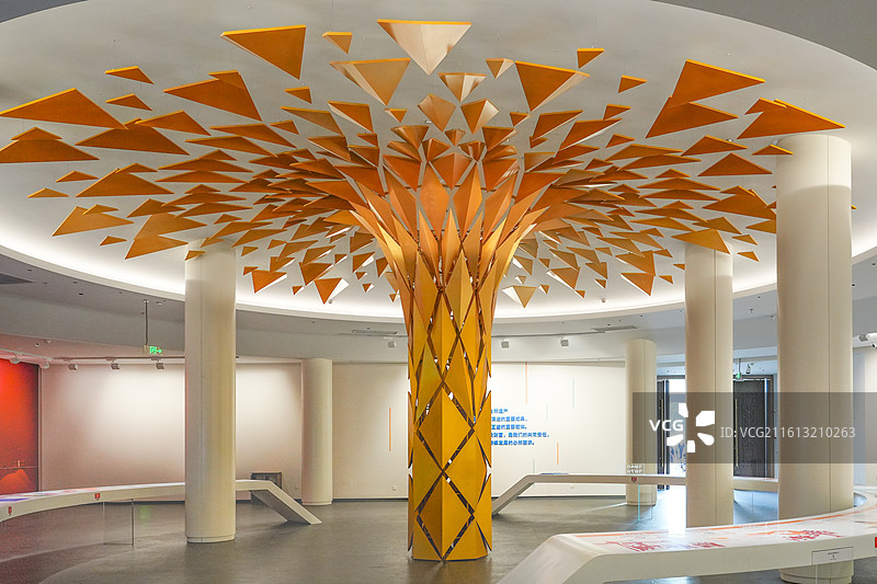 中国四川广汉三星堆博物馆四号馆建筑图片素材