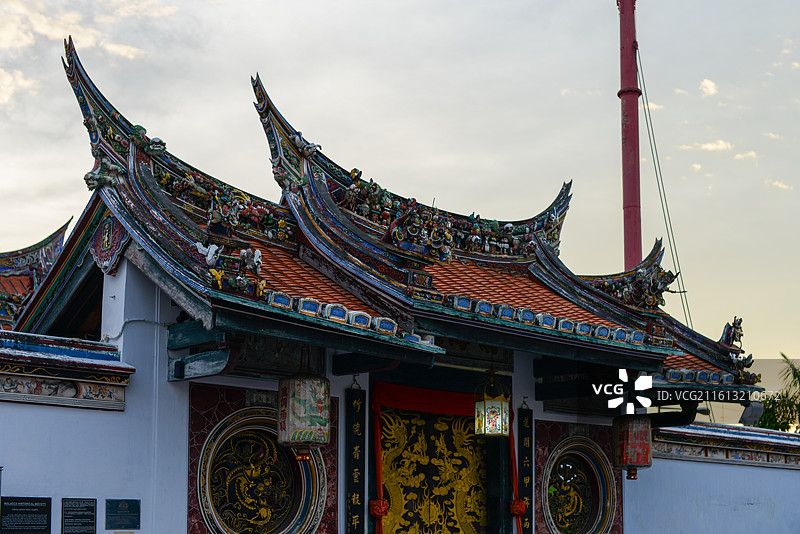 马来西亚 马六甲 著名旅游景点 古代建筑图片素材