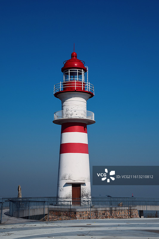 湖州南太湖新港口灯塔景观图片素材