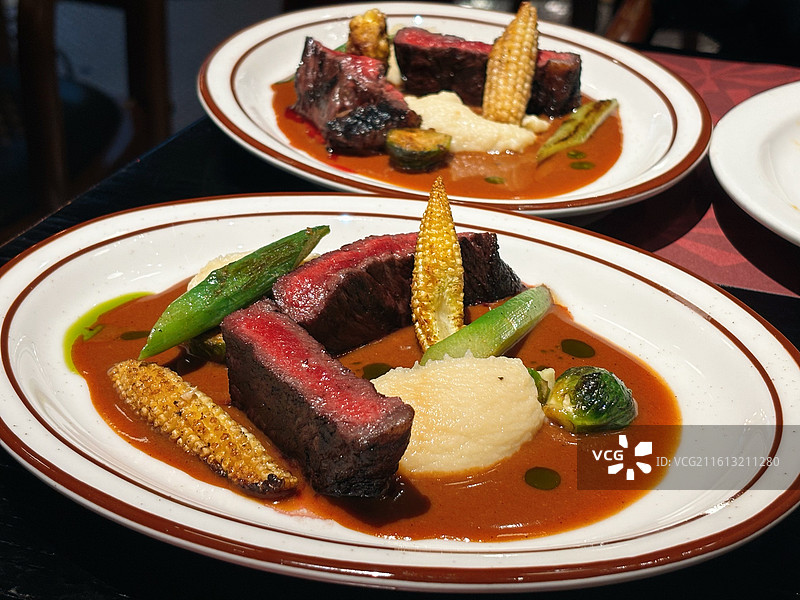 牛扒牛扒排西餐图片素材