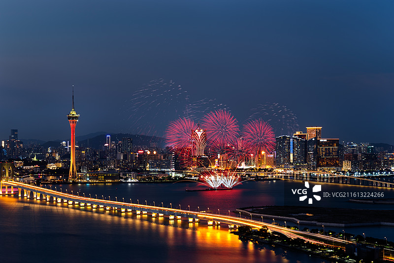 澳门烟花图片素材