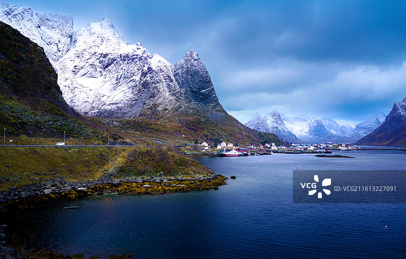 那威峡湾风光图片素材