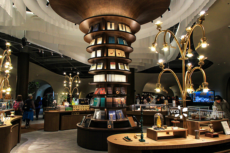 三星堆博物馆,文创及图书空间图片素材