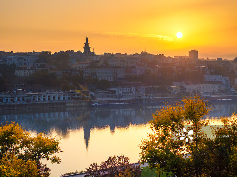 东欧巴尔干半岛塞尔维亚：你好！贝尔格莱德图片素材