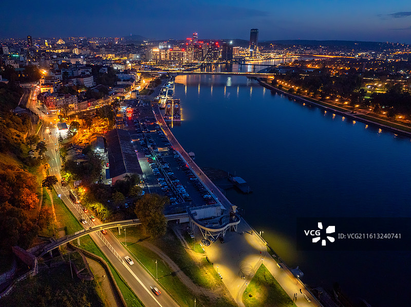 东欧巴尔干半岛塞尔维亚：你好！贝尔格莱德图片素材