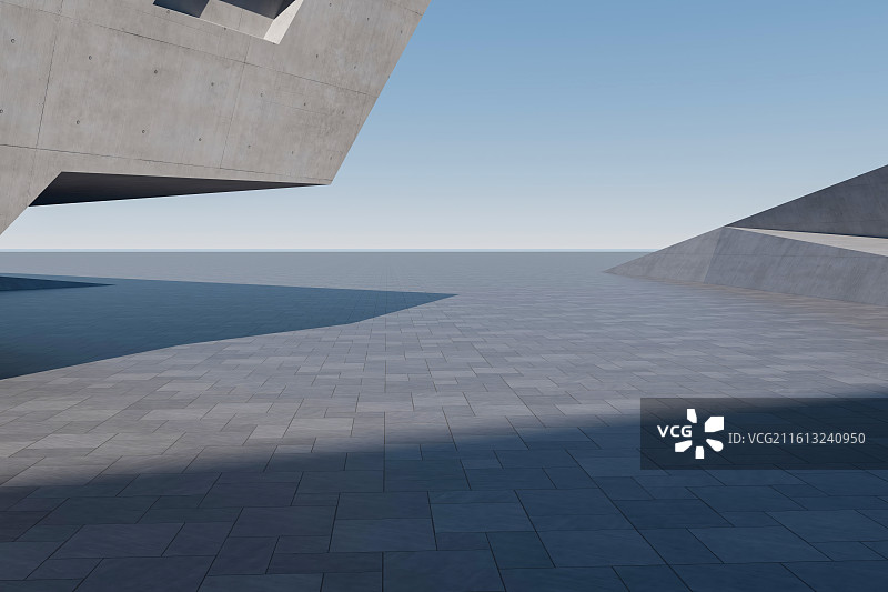 汽车广告背景广场建筑图片素材