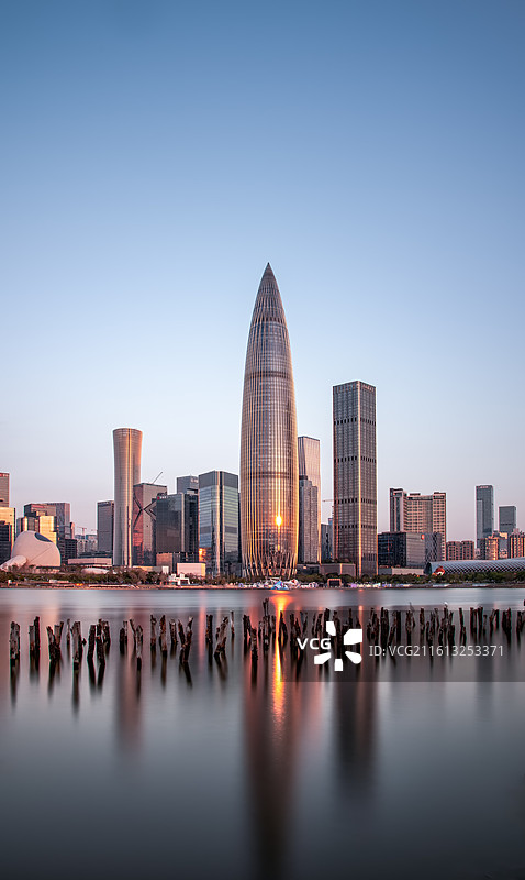 深圳湾春笋大厦图片素材
