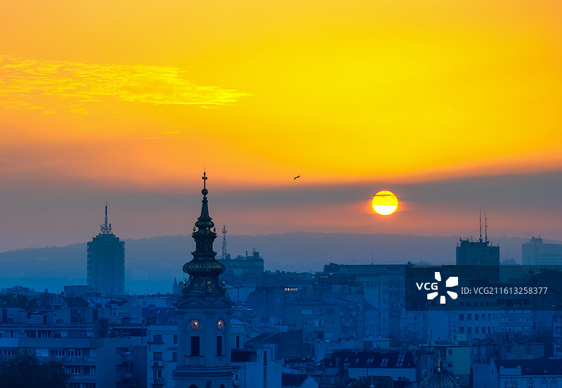 东欧巴尔干半岛塞尔维亚：你好！贝尔格莱德图片素材