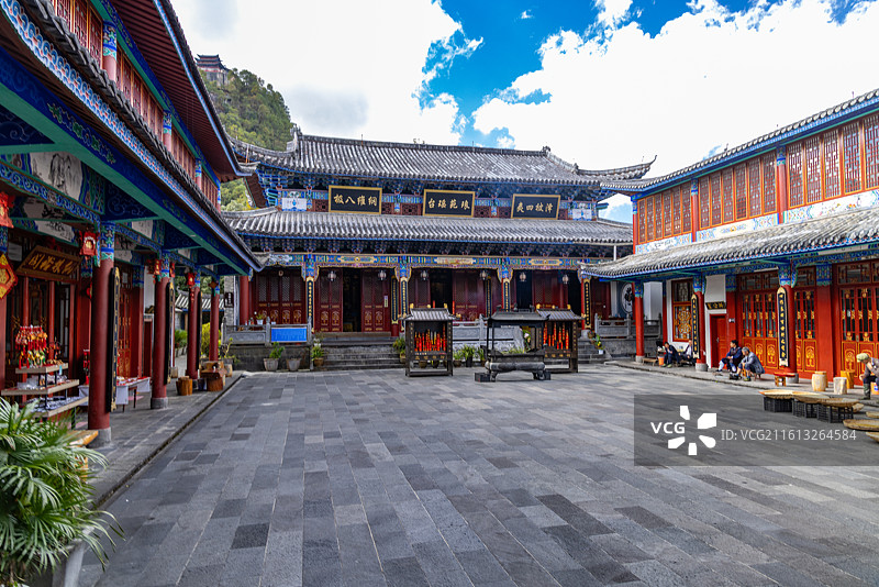 云南腾冲宝峰山宝峰寺风景图片素材