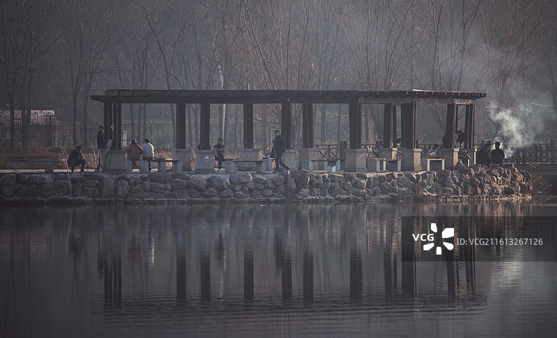 郑州贾鲁河 烟火味 炊烟袅袅图片素材