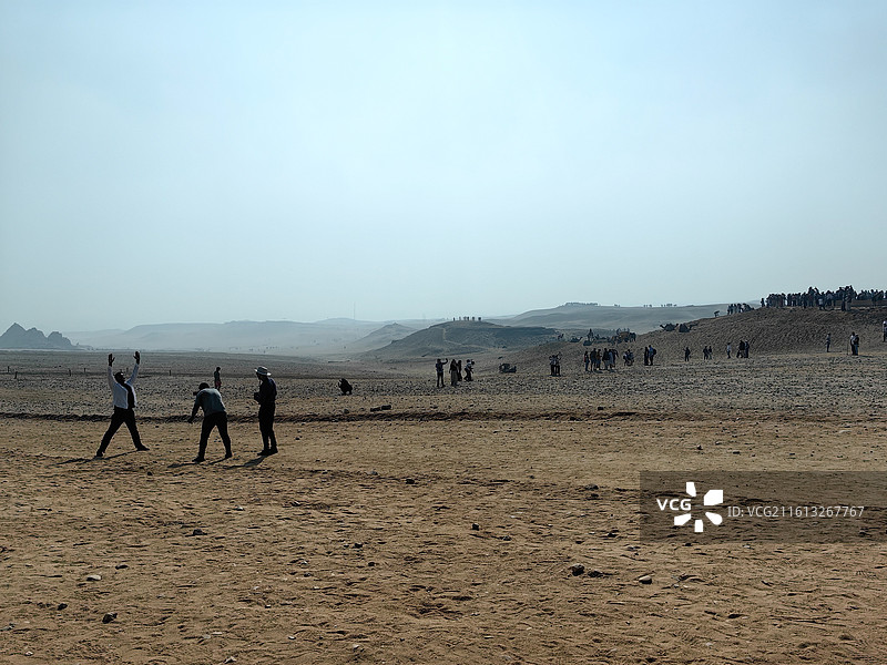 埃及开罗吉萨金字塔狮身人面像图片素材