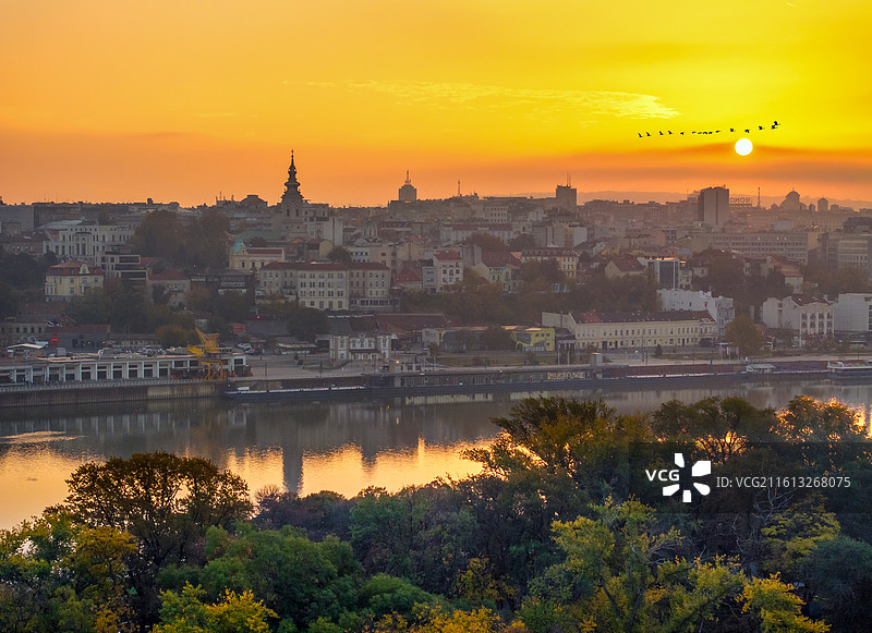 东欧巴尔干半岛塞尔维亚：你好！贝尔格莱德图片素材