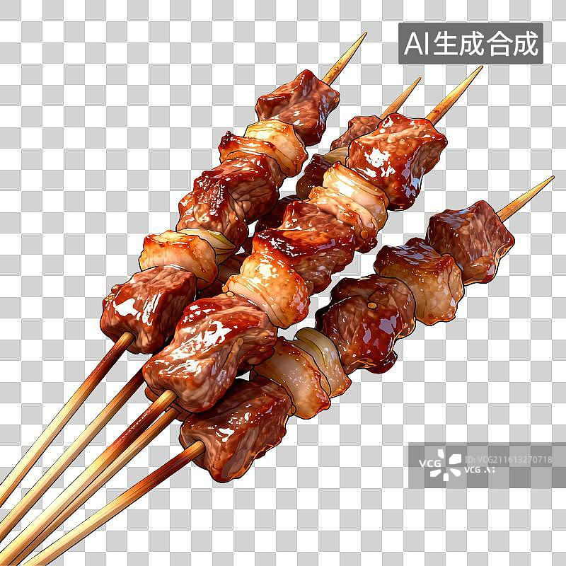 【AI数字艺术】羊肉串图片素材