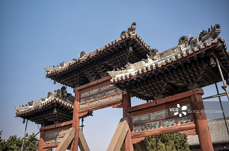 奉国寺山门牌坊图片素材